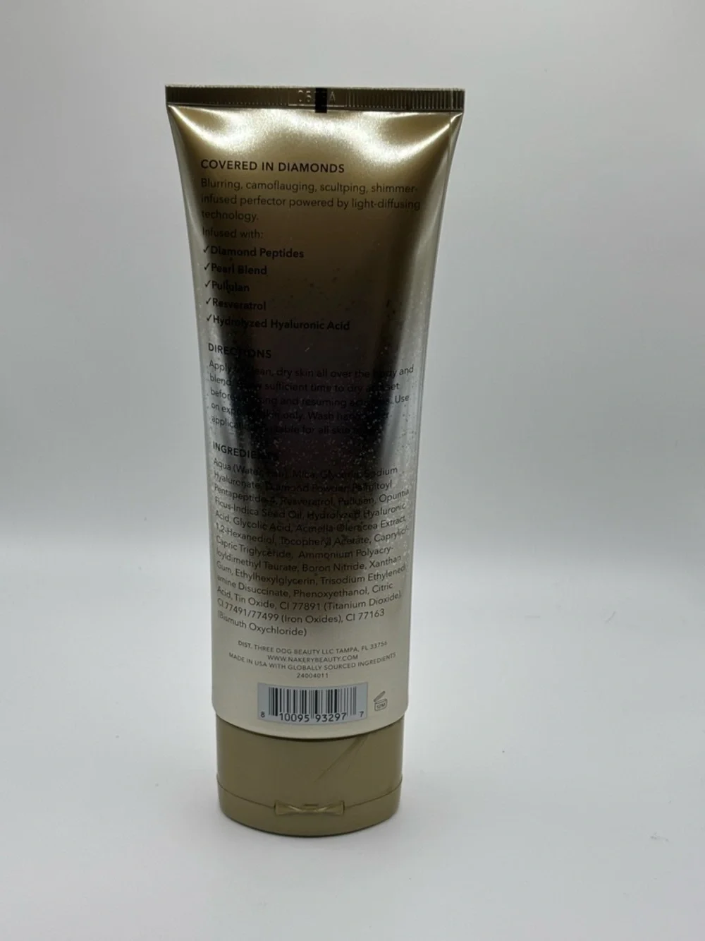 Nakery Beauty Diamond Glow Blur Perfector Body Cream 200ml 6.76oz New - Picture 5 of 6